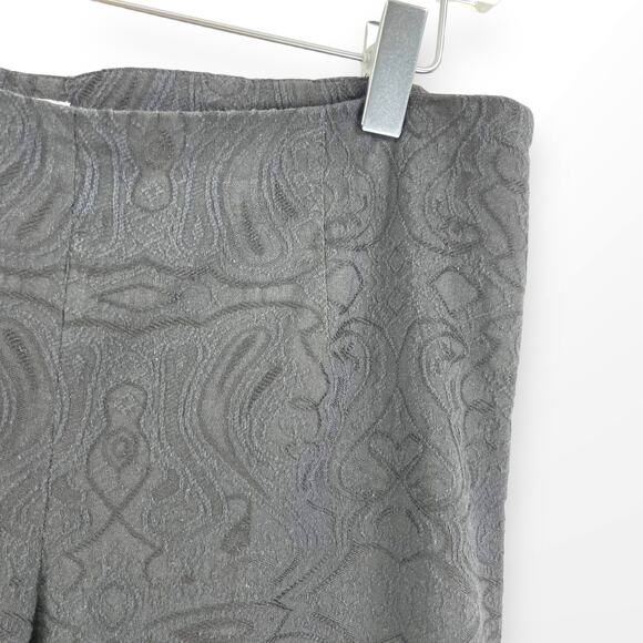 00s CACHE Vintage Black Geometric Print Pull On Pants - Picture 8 of 13